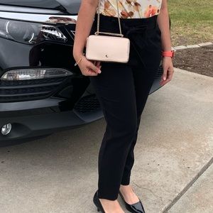 Calvin Klein Paperbag Waist Belted Pants. Size 8